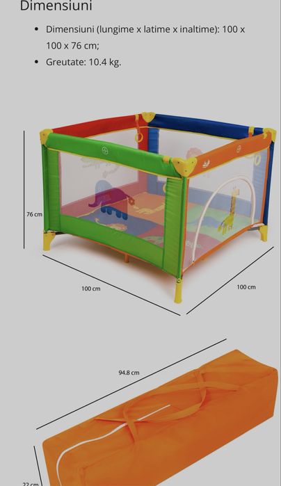 Tarc de joaca pentru bebelusi si copii