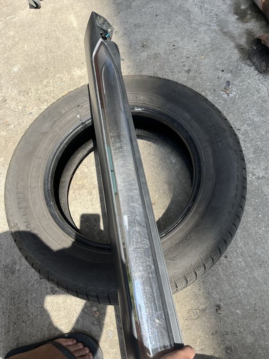 Оригинален хром ляв, шофьорски праг за Citroen C-crosser, Peugeot 4007