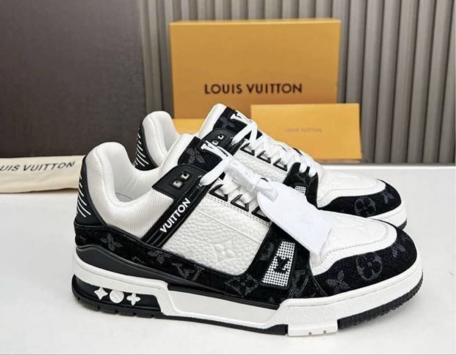 Adidasi louis vuitton piele naturala 100%