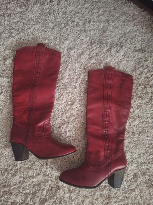Cizme din piele damă