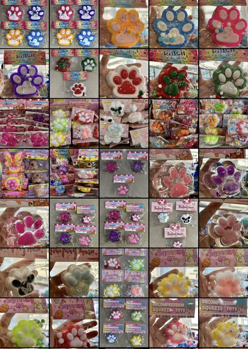 Котешки лапички таба Скуиши/Скуиши лапички/Cat Paw Taba Squishy