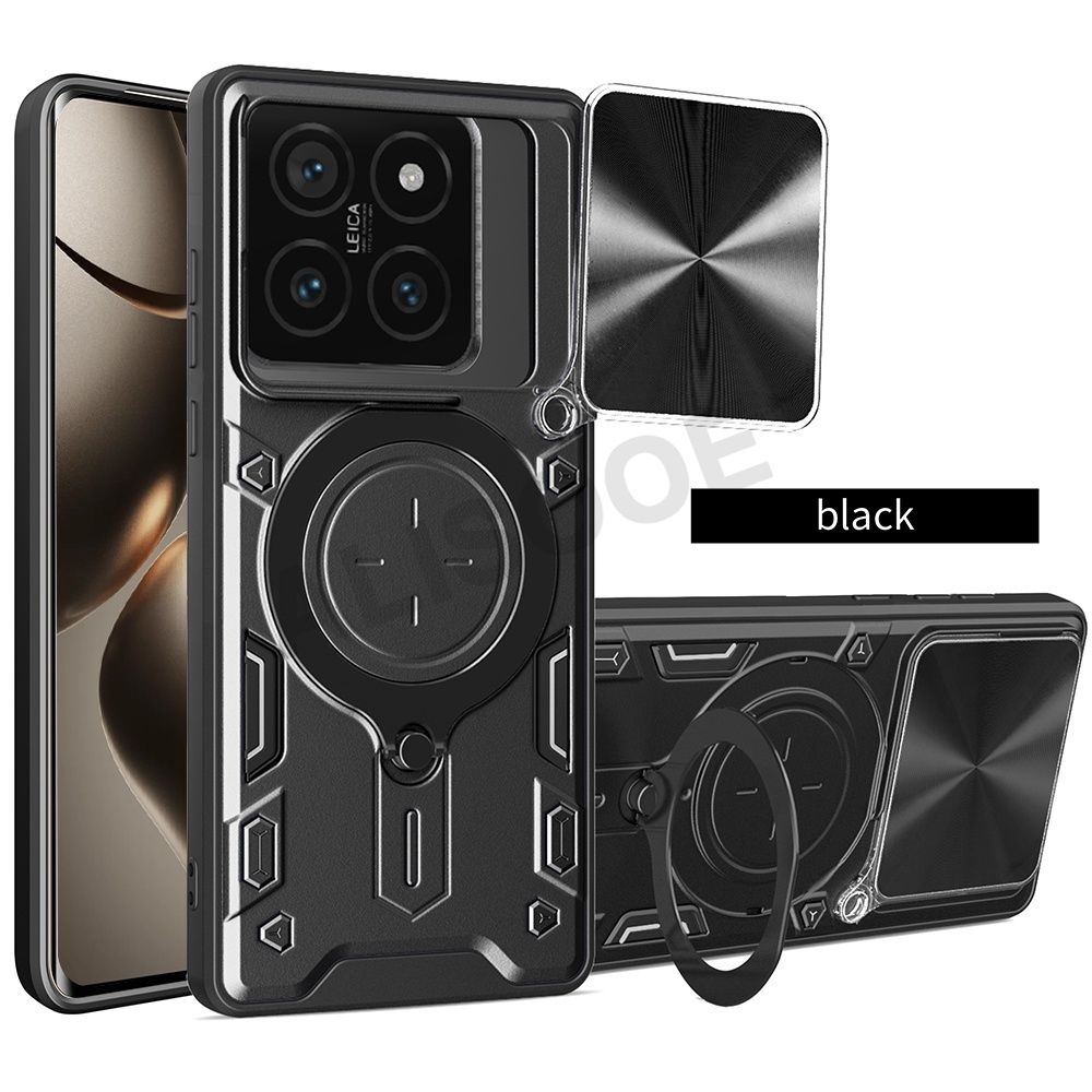 Xiaomi 15 / 14T/ 14T Pro/ GIANT RING Удароустойчив кейс гръб с пръстен