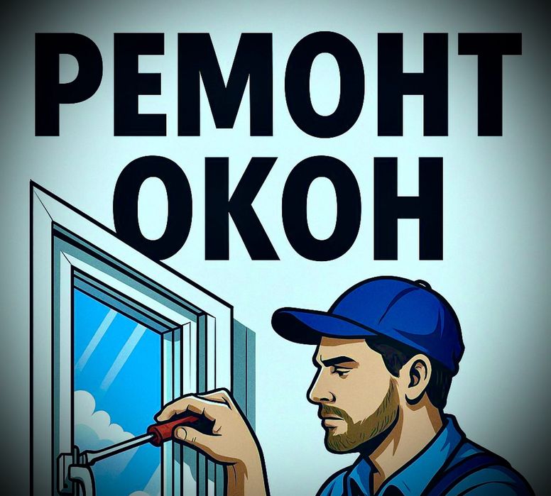 Профессионально ремонт окон. Замена уплотнитейлных резинок Регулировка