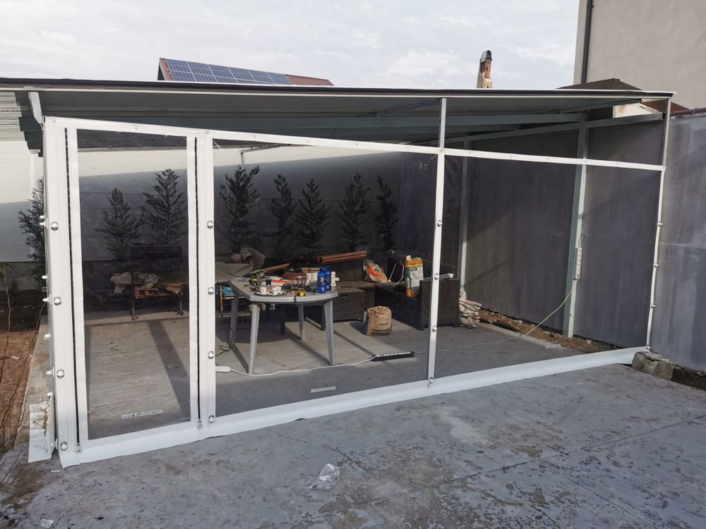 Folie PVC pentru inchis terase/foisoare/balcoane