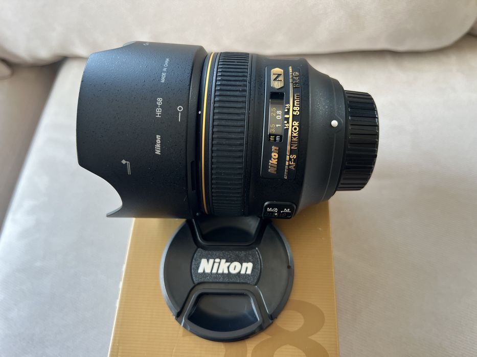 AF-S NIKKOR 58mm f/1.4G обектив DSLR Nikon FX