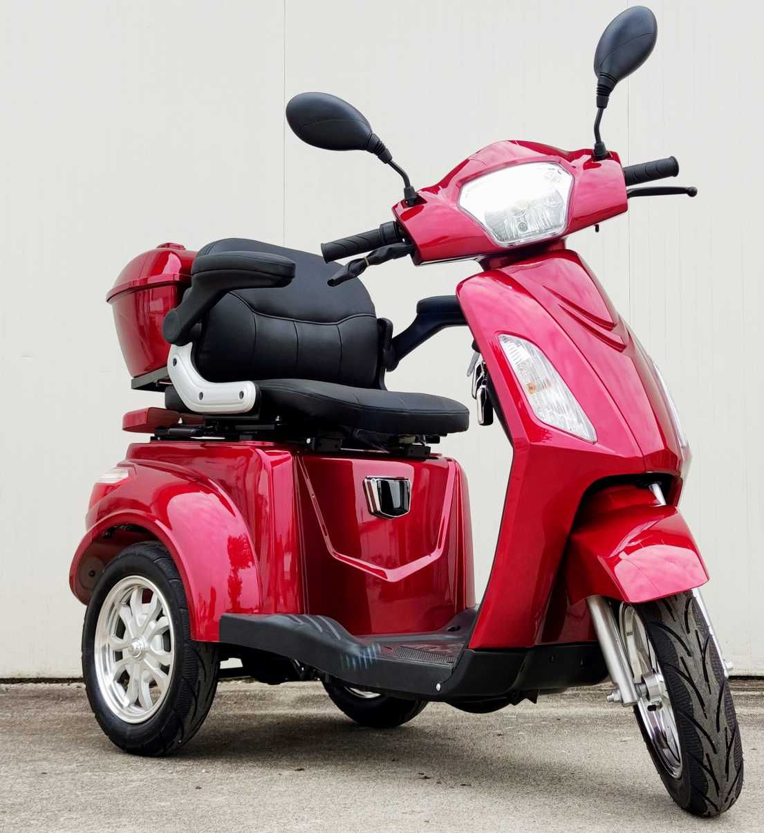 Елегантна триколка модел Vista на EcoWay бордо цвят 1500W