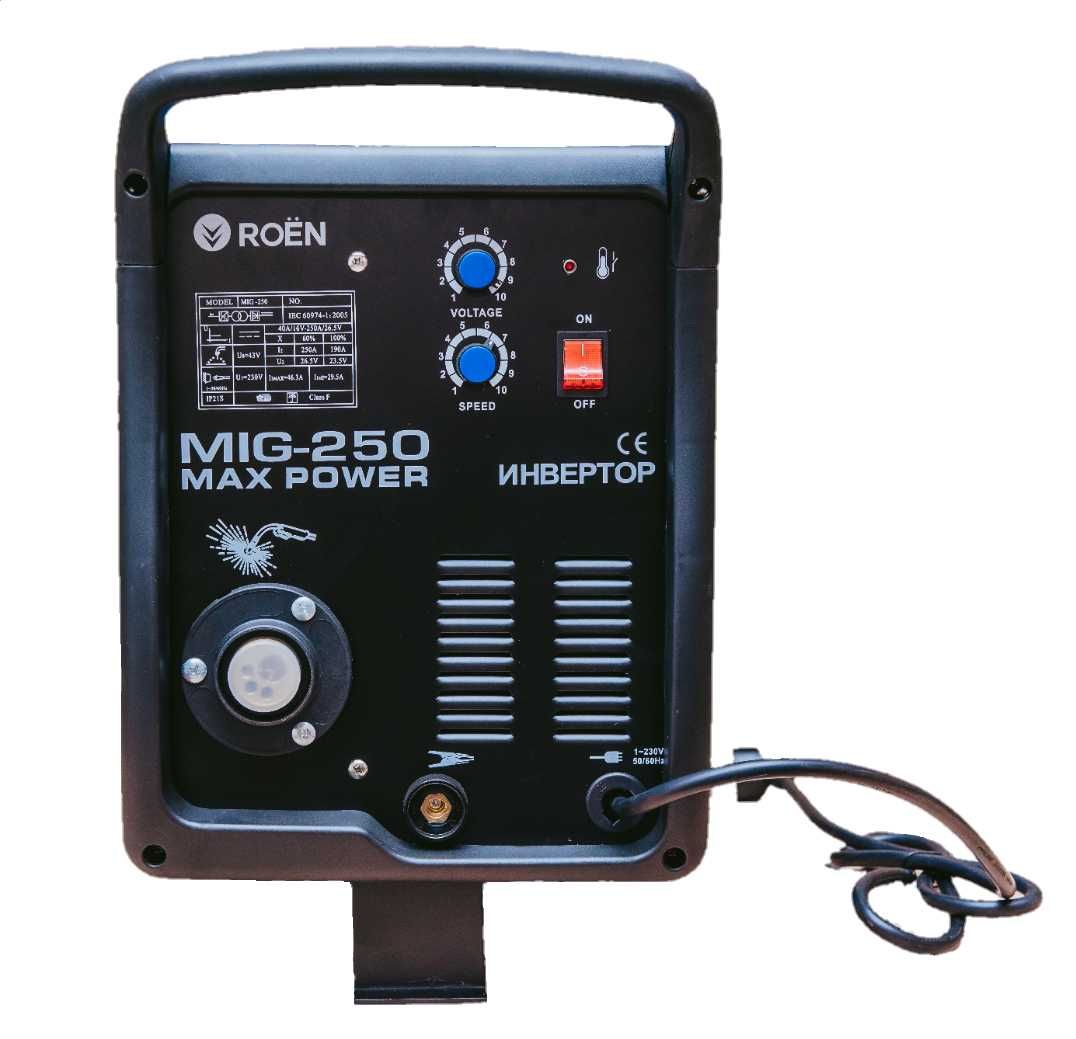 Инверторен Co2 телоподаващ апарат MIG-250 Max Power