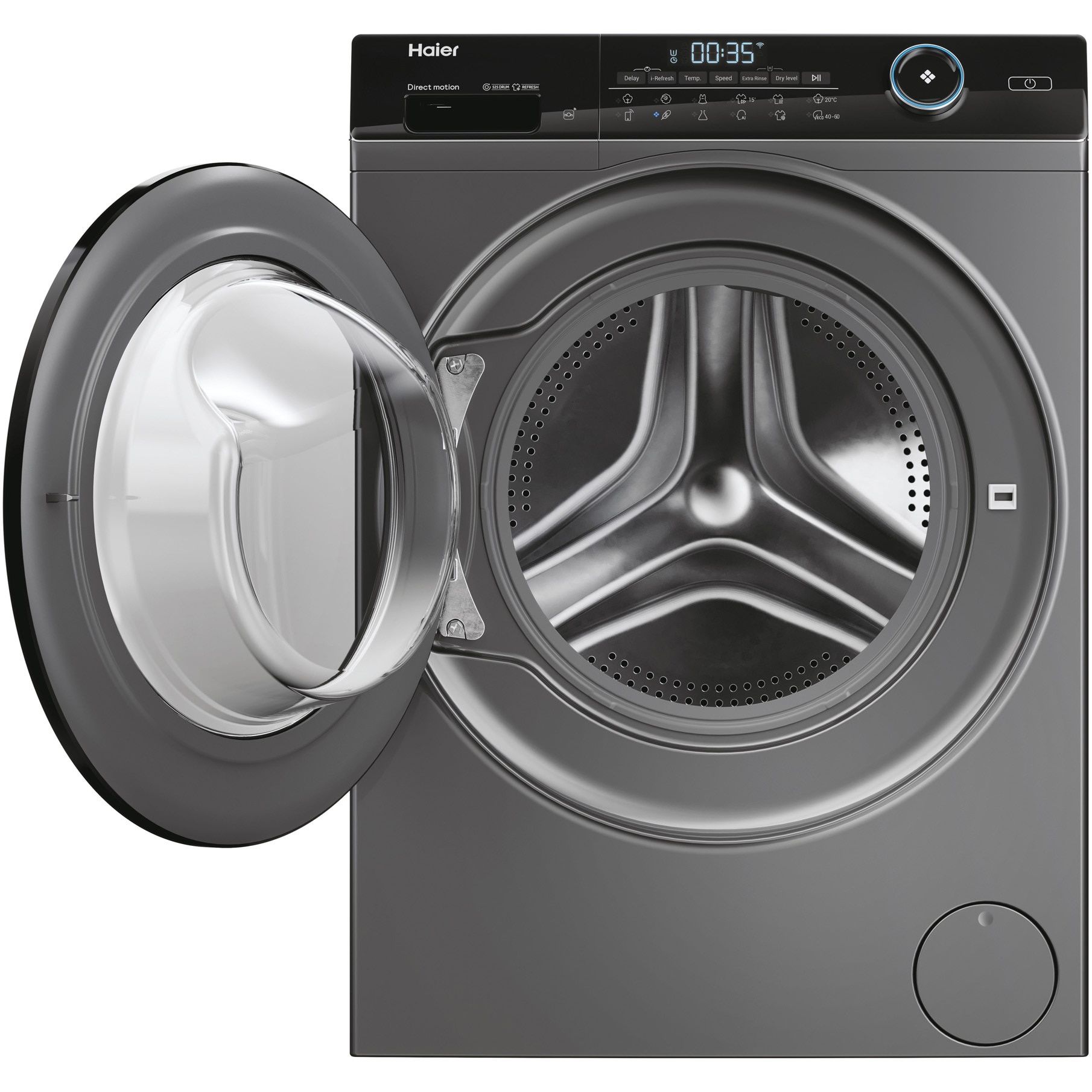 Пералня със сушилня Haier HWD80-B14959U1S, Клас A, Direct Motion, Wi-F