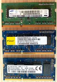 Оперативная память для Ноутбука DDR3–2 GB/1333 MHz.