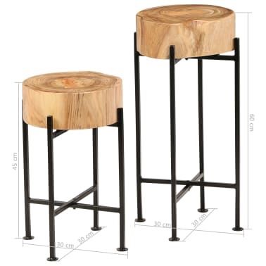 Masuta de Cafea Masa Acacia Tec Mango Lemn Vidaxl Zara Home H&M Ikea
