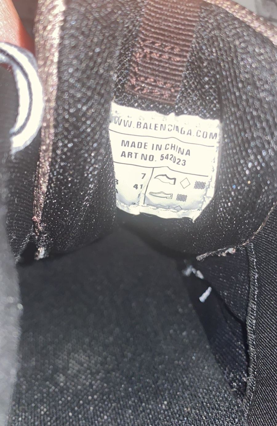 Balenciaga Track gray and white
