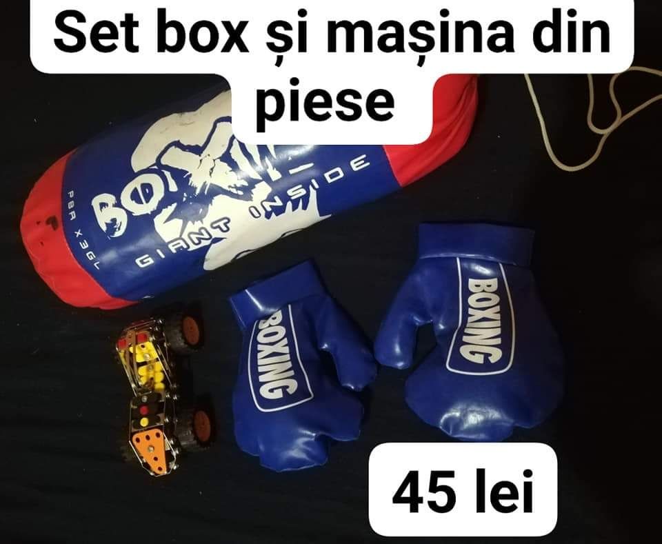 Jucării diverse pentru copii pana la 7 ani, masinute, popice,sac box