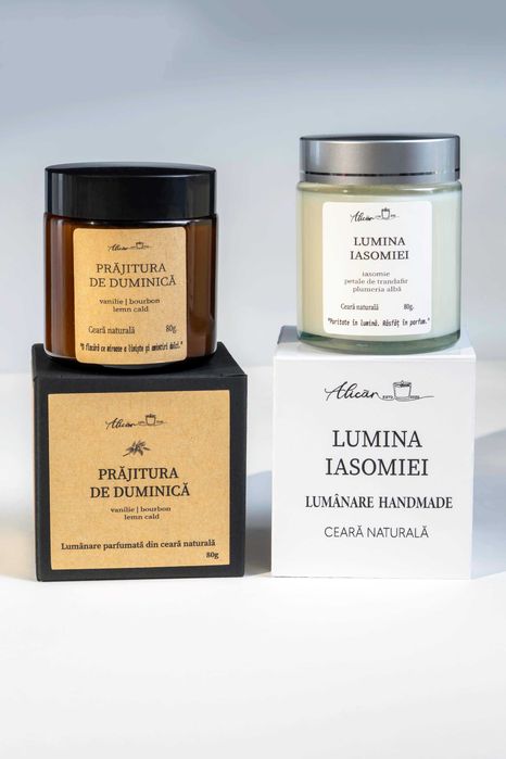 Lumânări Premium Handmade – Cadouri Personalizate cu Stil