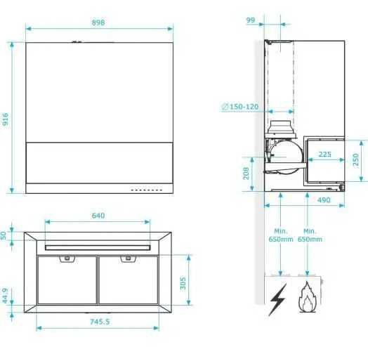 Hota decorativa Cast by Beko CWB 9831 ANP - NOU in ambalaj original