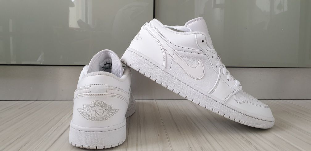 Nike Air Jordan 1 Retro Tripple White Mens 46/30см UK 11 US12 ОРИГИНАЛ