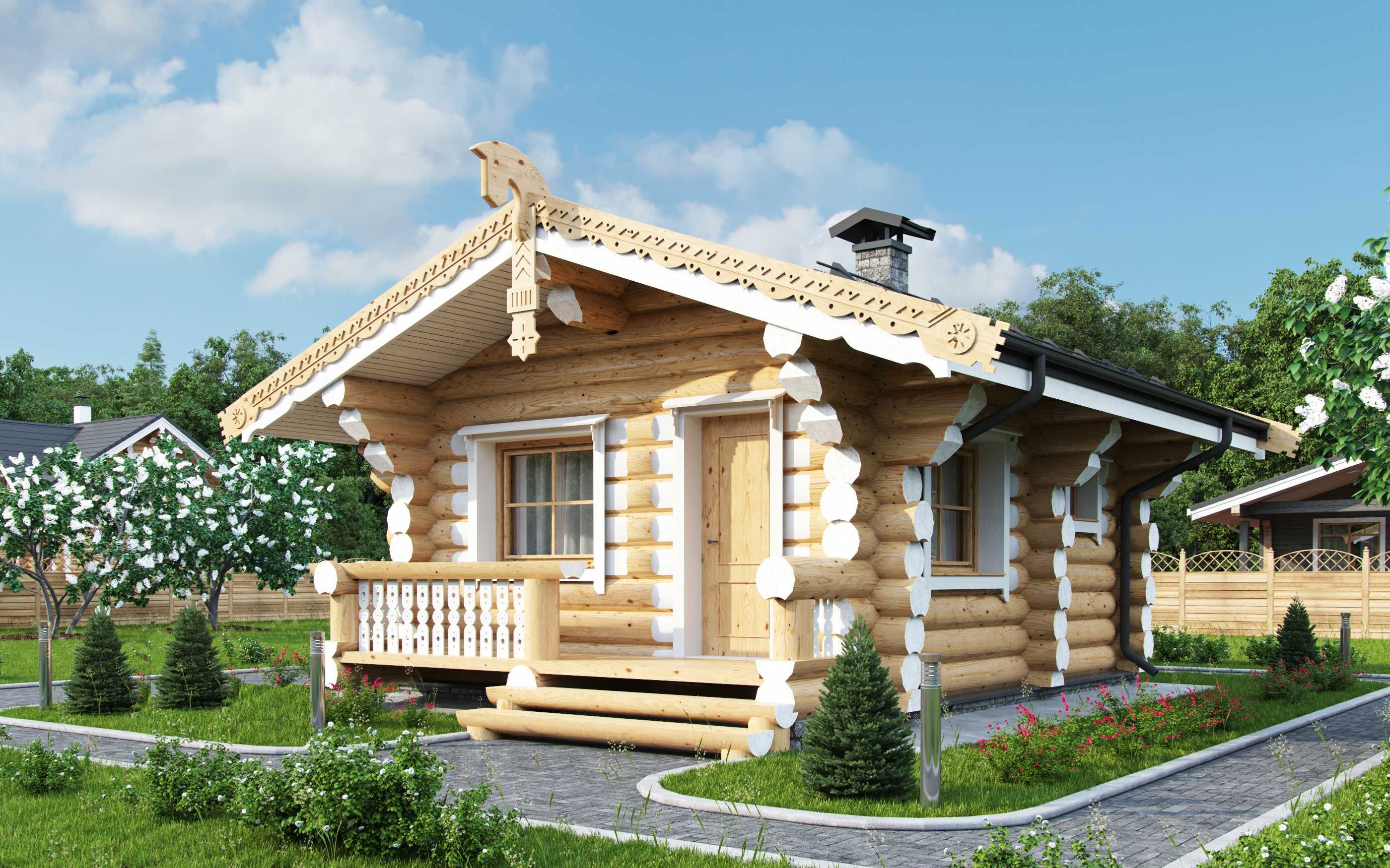 Строительство деревянных домов из всех видов бруса.