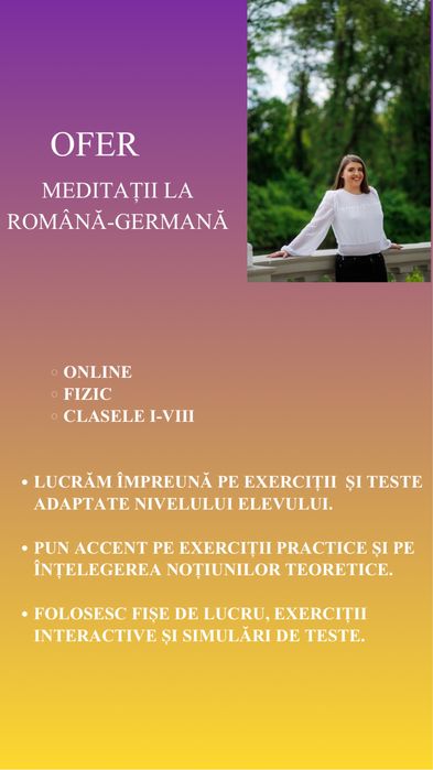 Ofer meditații la limba română și la limba germană