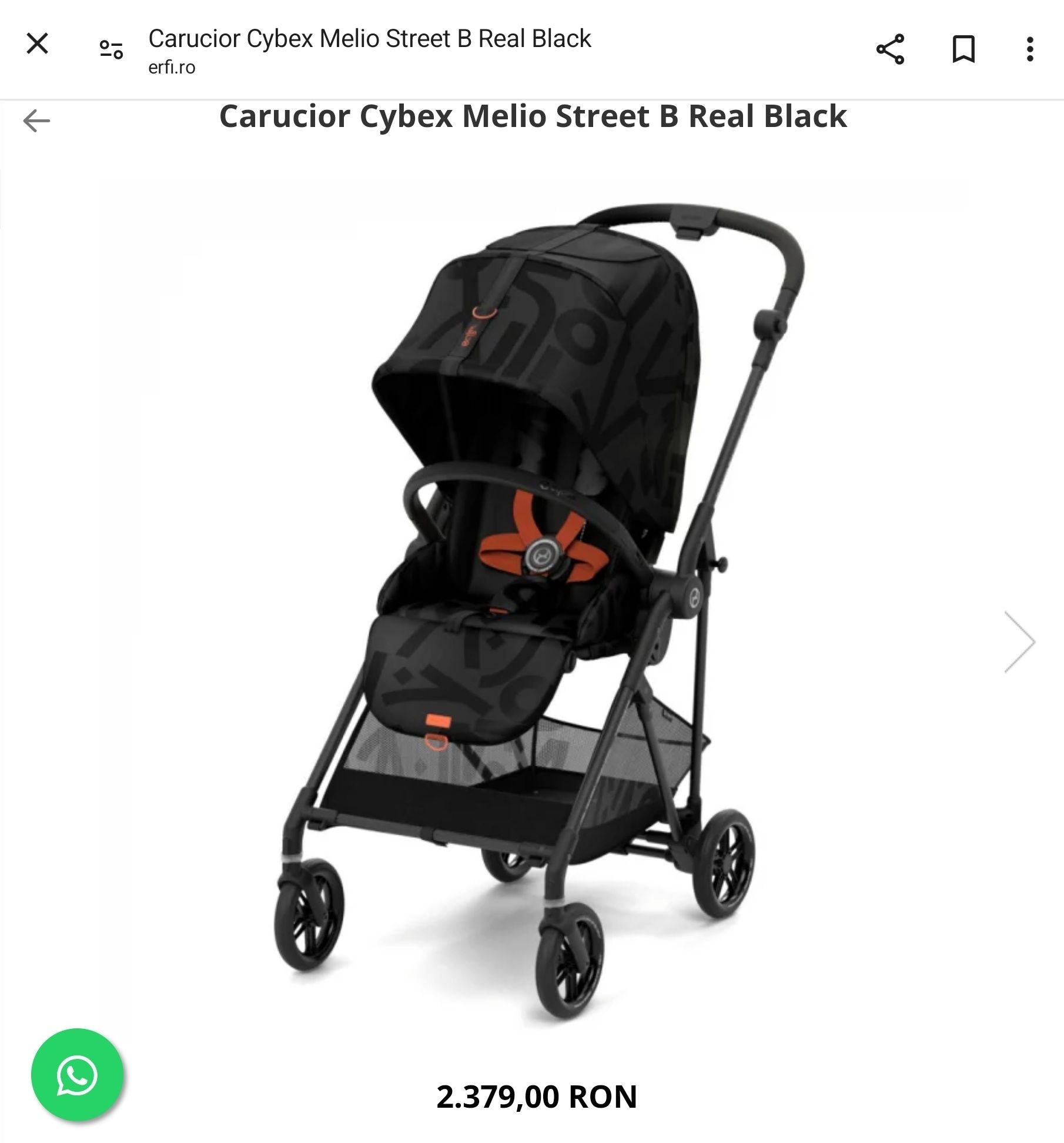 Carucior Cybex MELIO