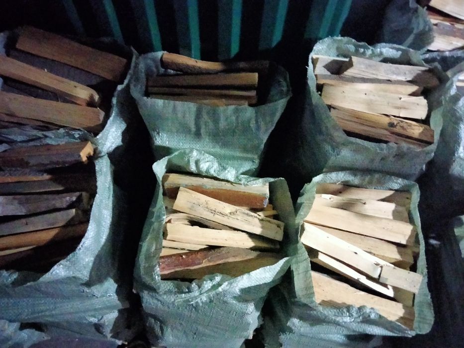 Дрова    мешками
