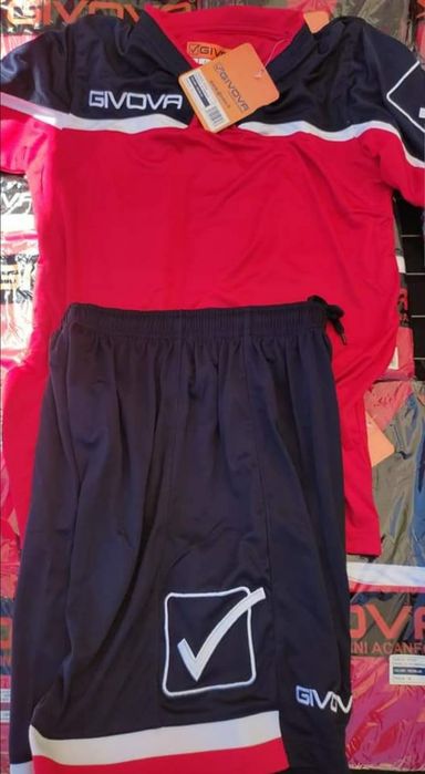 Echipament de fotbal tricou, sort Givova copii original made in Italy