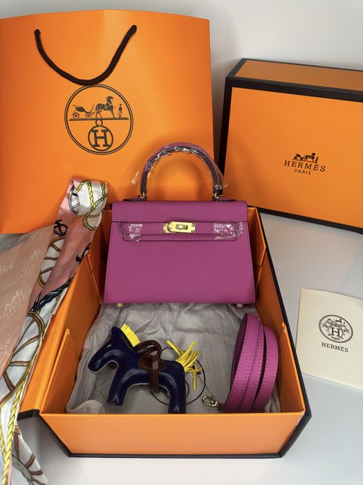 Geanta de lux HERMES Kelly mini 19  cm piele naturala 100% cadou c:41