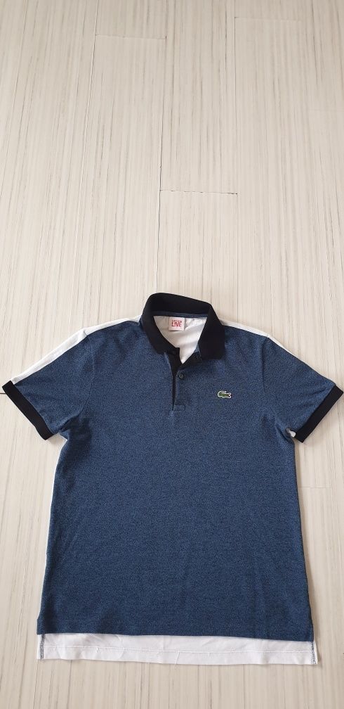 Lacoste LIVE! Pique Cotton Mens Size 3 - S НОВО ОРИГИНАЛ Мъжка тениска