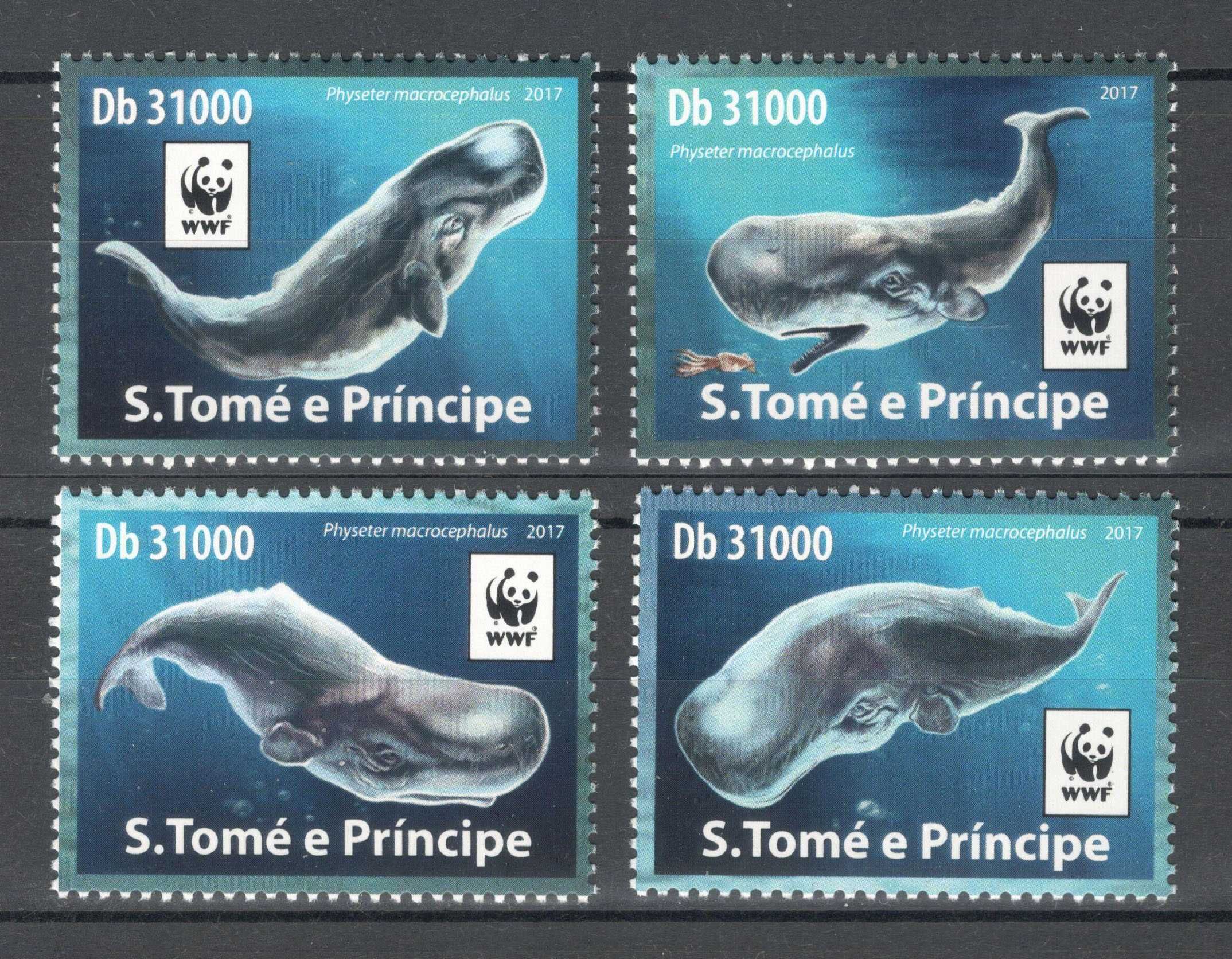 Tchad 2017 - Fauna WWF, Pasari - Serie de 4 timbre - Nestampilata mnh