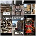 Lemne de foc carbuni peleti depozit arad gai