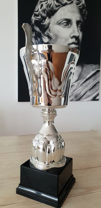 Купа, трофей, спорт, античнен елински стил, произведена в Италия