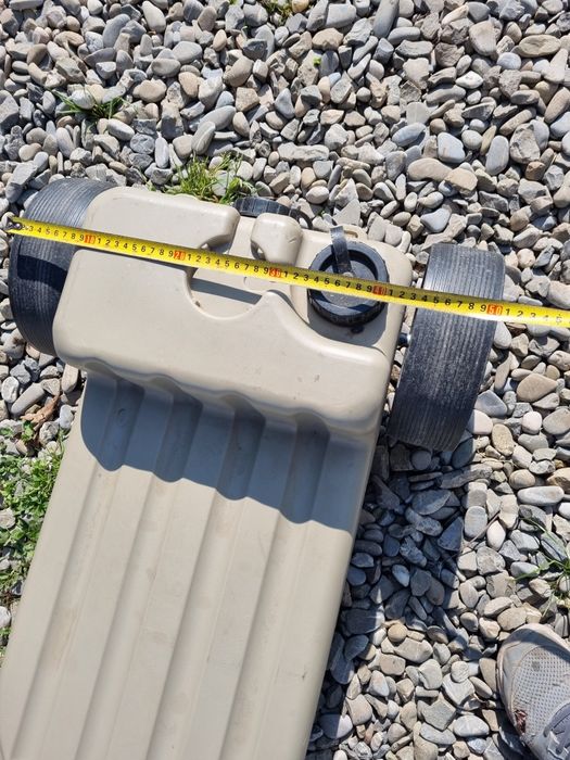 Bidon / Rezervor rulota apa menajera / uzata Wastemaster, culoare gri