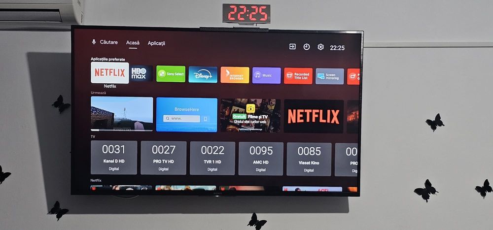 Tv Sony Bravia 123cm diagonala 4k  android tv