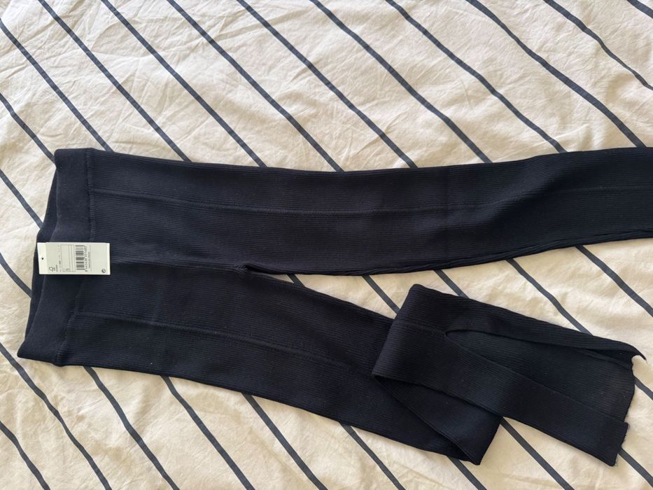 Дамски клин плетиво, черен mango р-р S