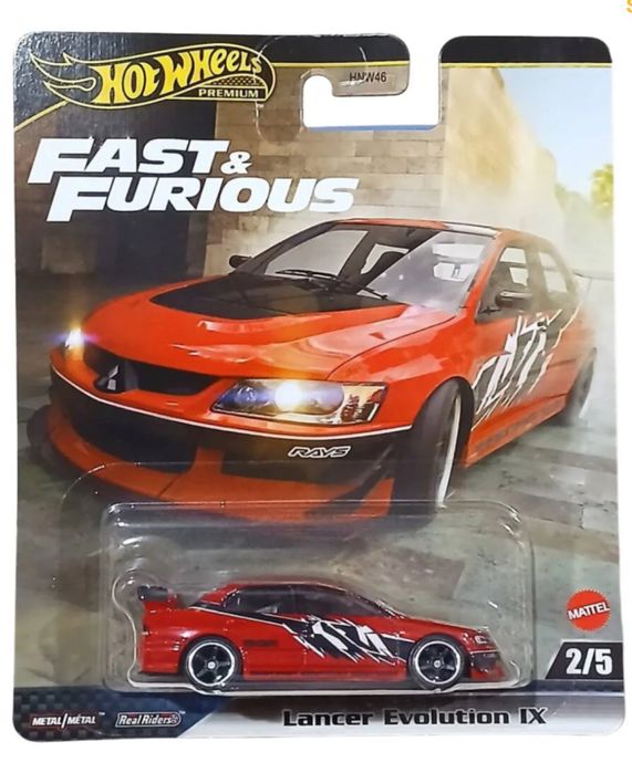 Hot Wheels Evo Premium fast and furios