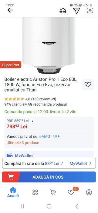 Boiler Electric Arison