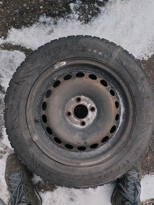 Диски железные на рено логан 2 с зимние резиной