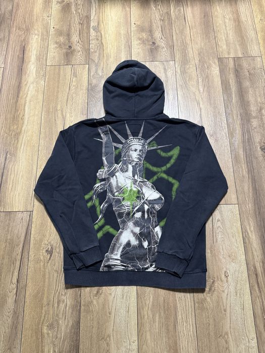 НОВО Godspeed "Statue of Liberty" Hoodie Black суичер