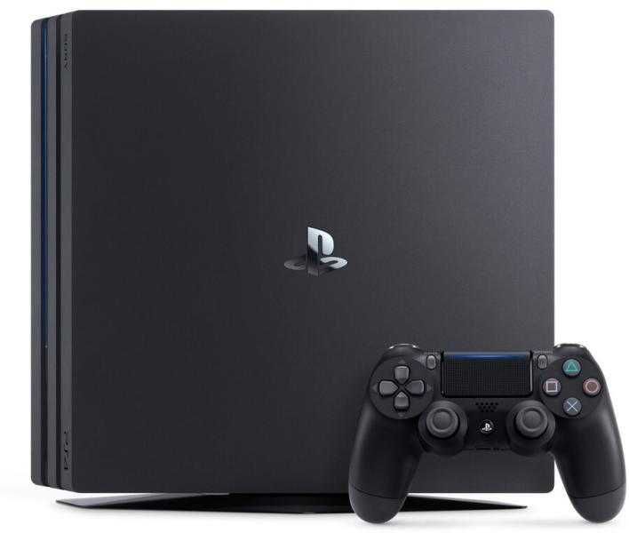 Playstation 4 Pro Конзола , 1 TB , в комплект 5 диска (игри),PS4, нова