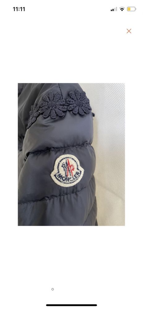 Moncler яке момиче размер 5 години