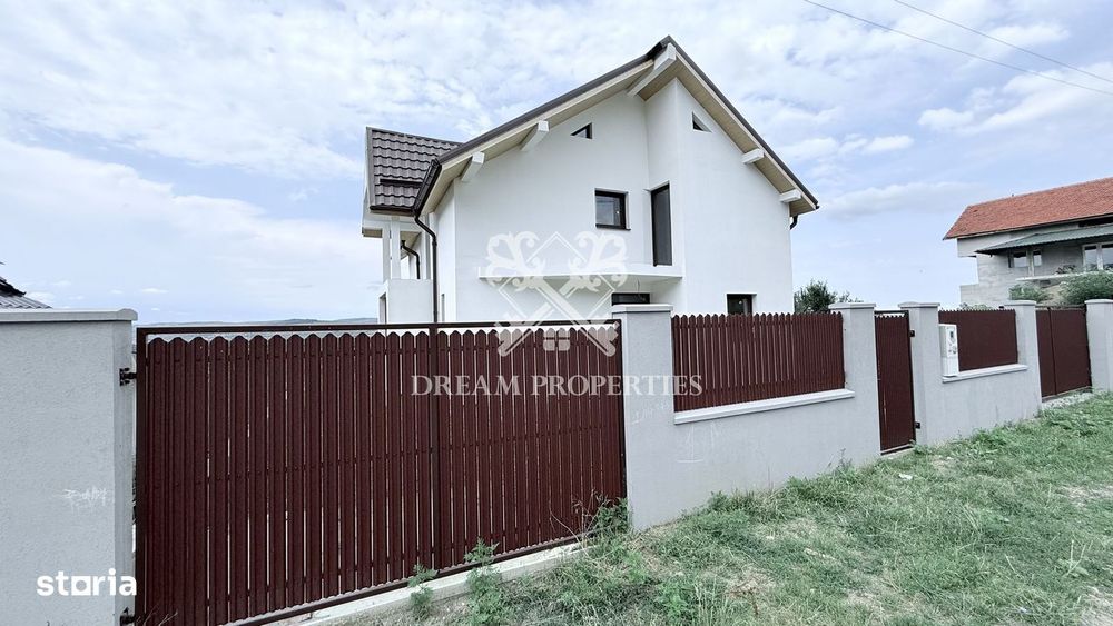 Casa individuala 5 camere, 2 bai, 120 mp, teren 300 mp, Sannicoara