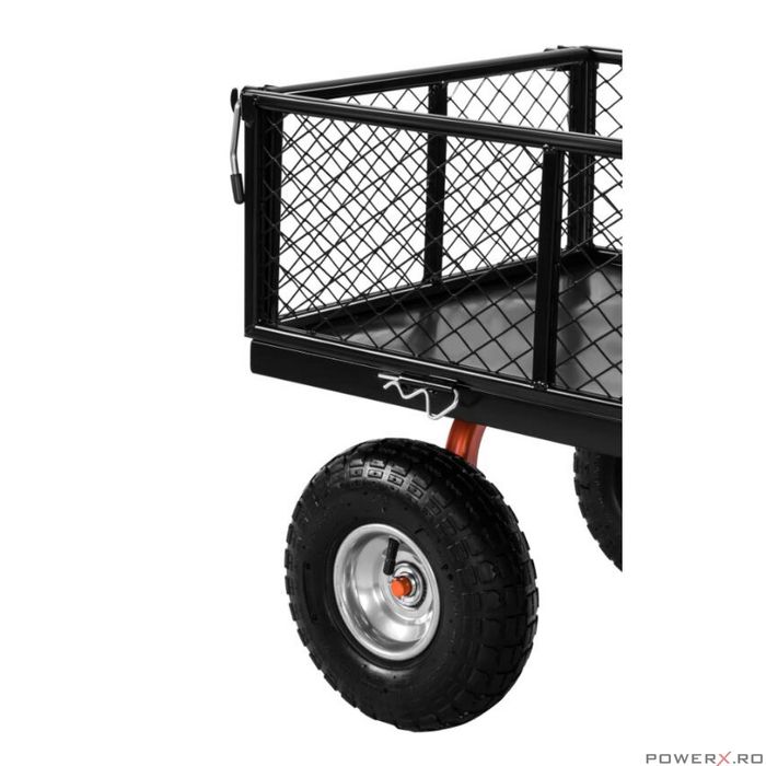 Carucior pentru transport, capacitate 125 litri, 400 Kg, Kraft