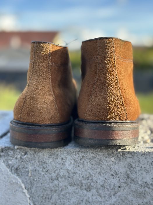 Ghete bărbați Allen Edmonds Katmai mărime 43.5 27.5 cm piele intoarsa