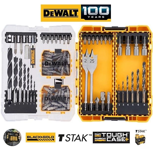 Комплект битове и свредла DeWALT DT70784  100 части