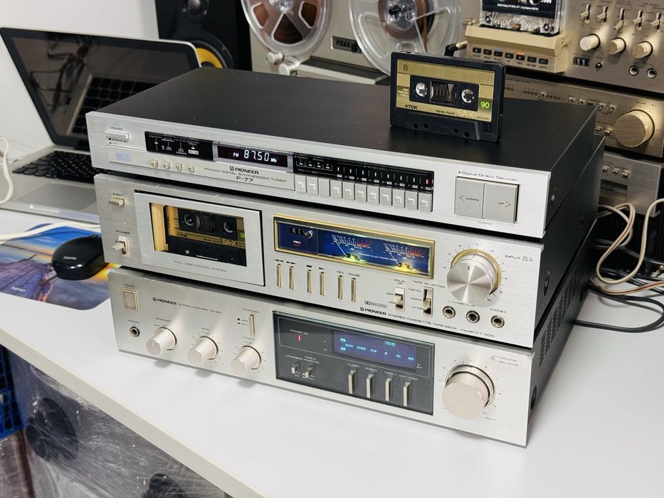 Amplificator PIONEER SA-520,vu-metre,Japan,loudness,sunet fidel