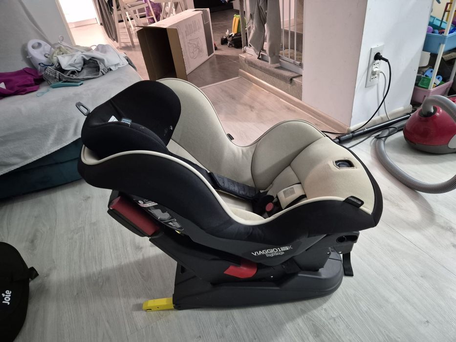 Scaun auto PEG PEREGO Viaggio 1 Duo-Fix K, Isofix, 9 - 18kg, crem-negr