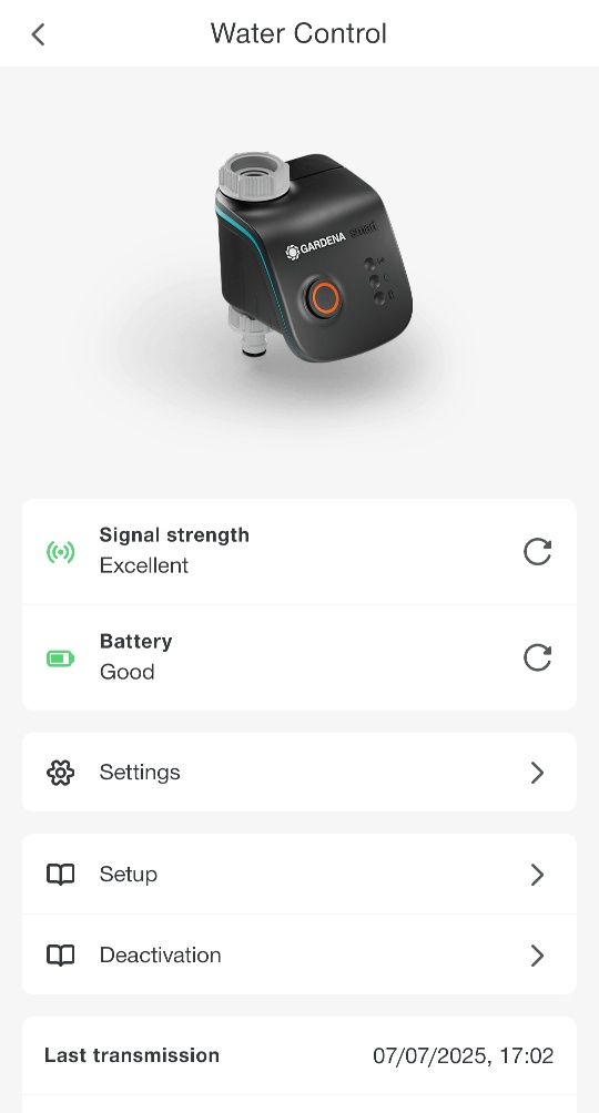 Gardena smart water control 19031-20