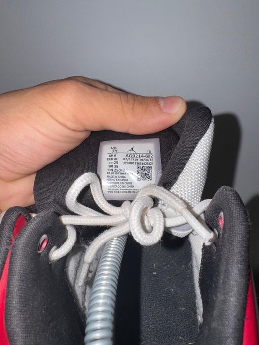 Air Jordan Retro – Mărimea 40-Red/White/Black-Stare excelentă