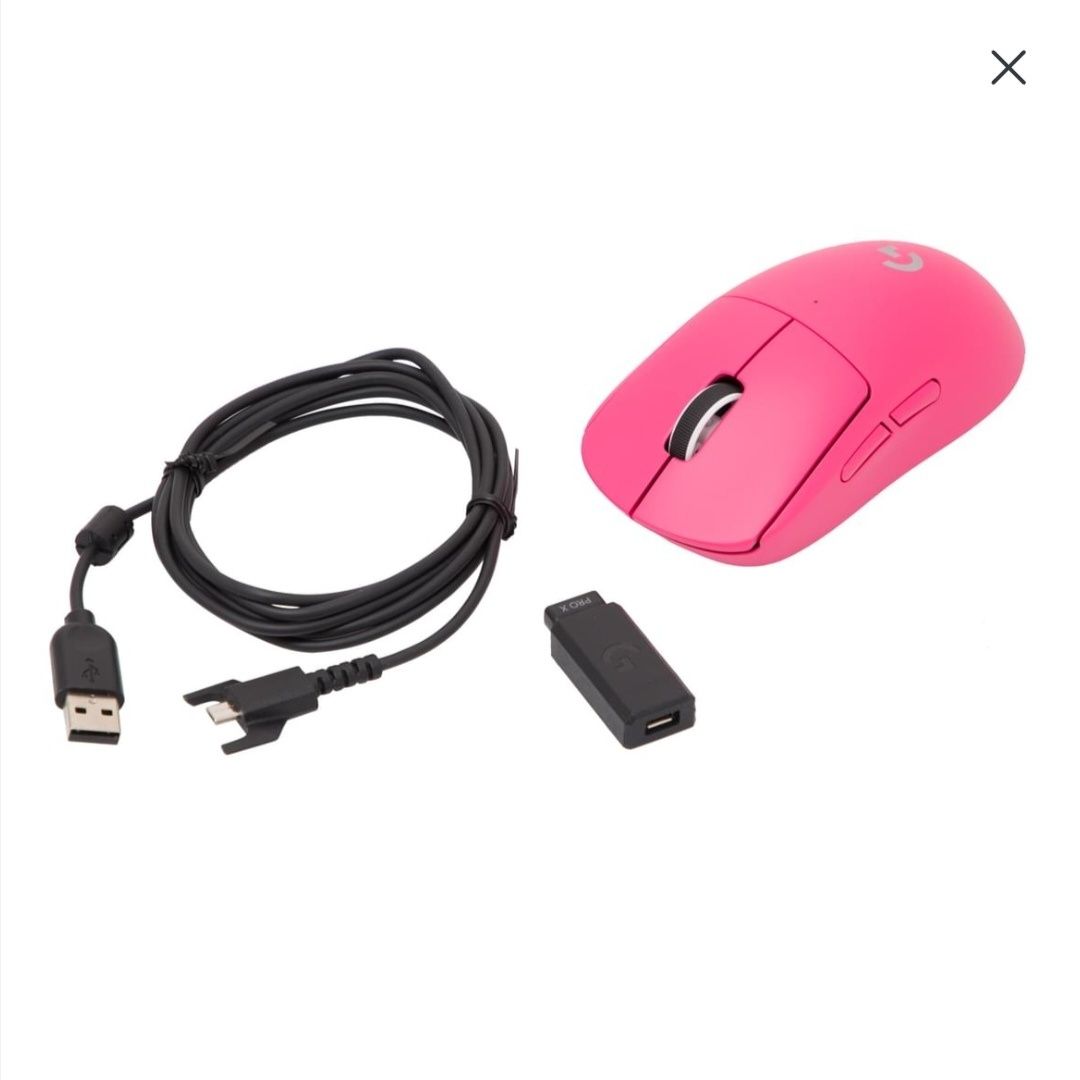 Продам мышку - беспроводная logitech G pro X Superlight, pink