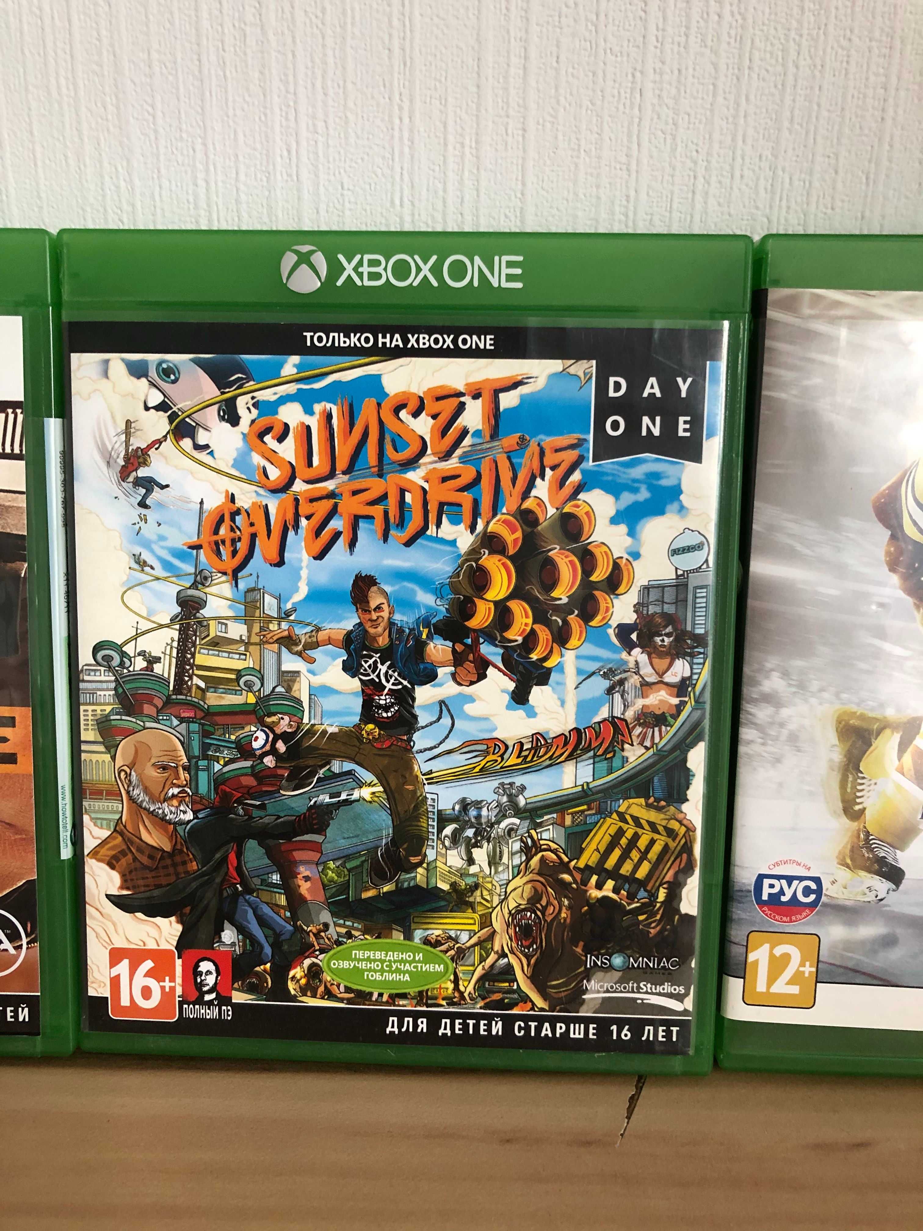 Диски xbox One S X Battlefield hardline / Sunset