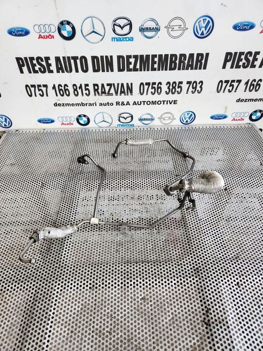 Conducte Conducta Ungere Ulei Turbo Bi-Turbo Audi A6 4G C7 A7 A8 D4 Q5 Q7 Touareg Cayenne 3.0 Tdi 3