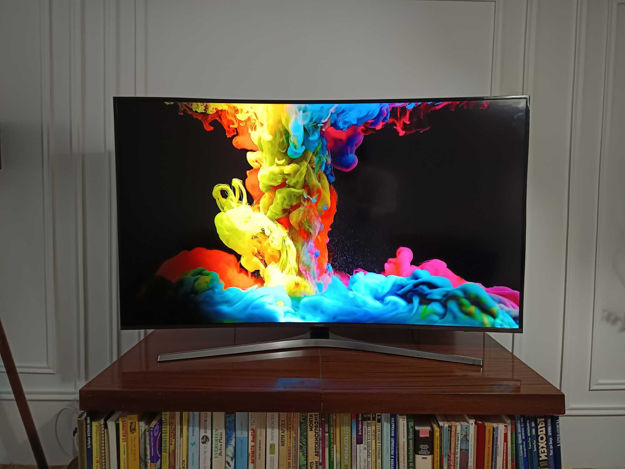 Телевизор Samsung Smart LED 55" 138 см Извит 4K Ultra HD Smart TV WiFi